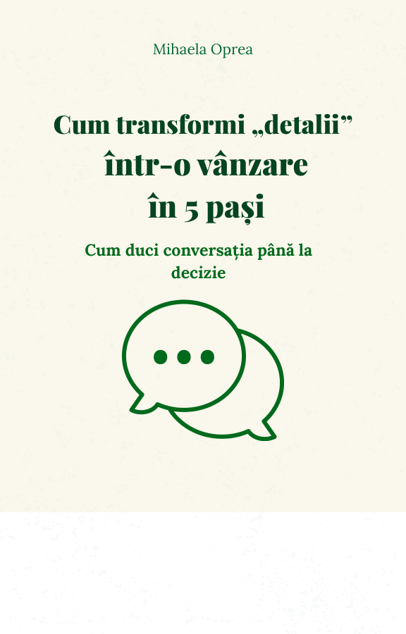 Coperta originală — Cum transformi „detalii” într-o vânzare în 5 pași